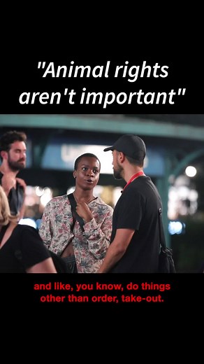 There's a clear distinction between those who think veganism is easy and those who think it's hard—and it's summed up here in this conversation. Outreacher: Paul Bashir | Anonymous for the Voiceless