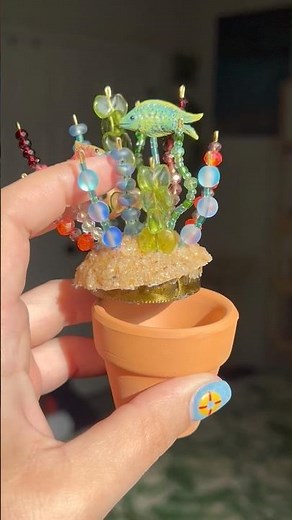 Full tutorial on my channel 😄🪸🐙 #beads #ocean #fishing #diy #tutorials