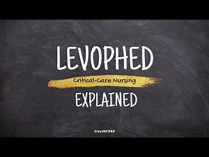 Norepinephrine (Levophed) Explained | Critical Care Nursing