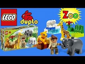 Learn how to build Lego Duplo Zoo Animals with My First Zoo set and Brick Lego Kids