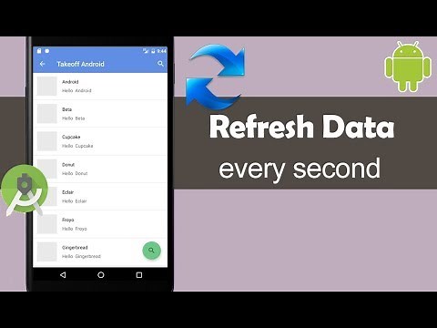 How to Refresh Data every Second - Android Studio Tutorial