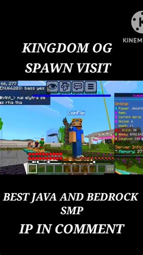 KINGDOM OG | BEST JAVA AND BEDROCK SMP | SPAWN VISIT |