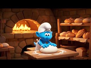 Baker Smurf at Work | Smurfs City Jobs
