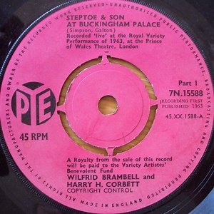 Wilfrid Brambell And Harry H. Corbett - Steptoe & Son At Buckingham Palace