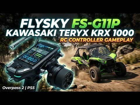 Flysky FS-G11P: Kawasaki Teryx KRX 1000 - Overpass 2 PS5 | RC Controller Gameplay (POV)