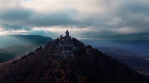 Stunning Views over Western Europe (France, Germany, the Netherlands and Monaco) by Drone in Part 1