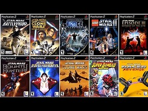 TOP 13 BEST STAR WARS GAMES FOR PS2[PLAYSTATION 2]