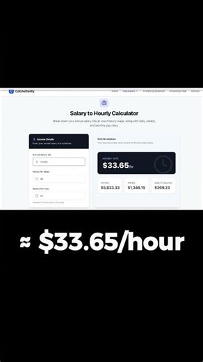 $70,000 Salary = What Per Hour? (Most Get This Wrong)