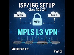 ISP/IIG SETUP using Cisco (IOS-XR)- Class 21- Configuration of MPLS L3 VPN- Part 7