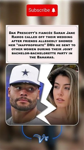 #SarahJaneRamos Calls OffWedding to #DakPrescott After Inappropriate DMs Surface During Bahamas Trip