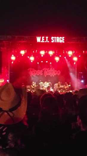 Rose Tattoo on the WET stage at the WOA 2026