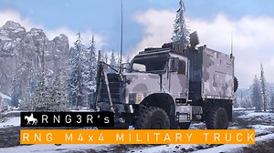 RNG M4x4 Military Truck for SnowRunner - mod.io
