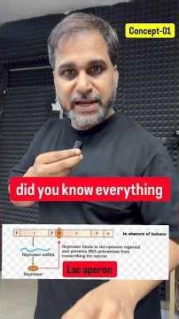 Concept 1 Lac Operon 🔥 Did You Know Everything #reneet #neet2026 #sankalpneet #reneet2026