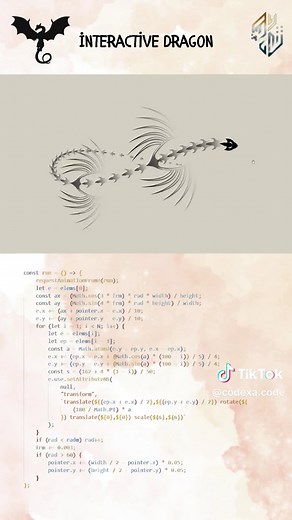 Interactive Dragon Animation Using HTML, CSS & JavaScript