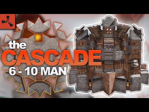 The Cascade *META CLAN* Base - Perfect Defence & Anti Offline protection - RUST Base Designs 2022
