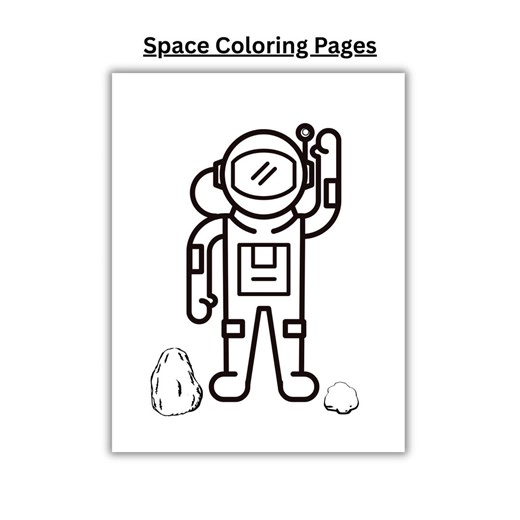 Space Coloring Pages for Kids, 50 Outer Space Activity Sheets (printable) - Etsy UK