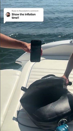 Check Out How Fast This Fender Inflates - DYMON Sets Up in Seconds! #fender #inflation #boating