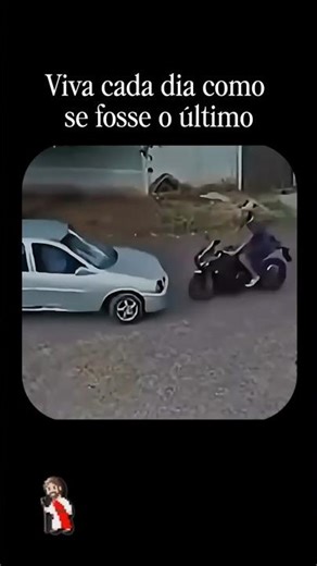 🛑 NÃO FOI SORTE… FOI LIVRAMENTO NA MOTO 🏍️🙏 #jesus #deus #edit #viral #cristianismo ‪@KauãXDedits‬