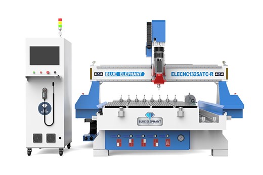 1325 Rotary Axis ATC CNC Router | Blue Elephant CNC