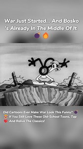 War never looked this cartoonish  Bosko’s caught in the middle of...
