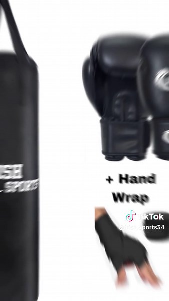 Boxing Punching Bag and Gloves for Training
