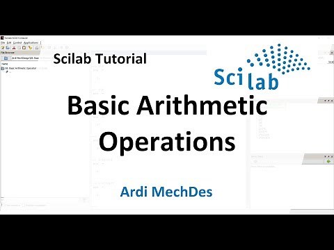Scilab Tutorial - Basic Arithmetic Operations on Scilab