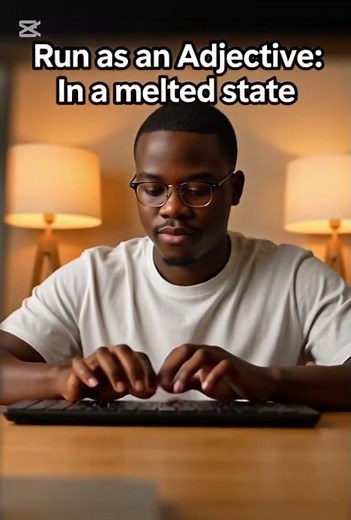 Run as a Noun, Verb and Adjective #englishforbeginners #englishlearningclass #englishgrammar #facts