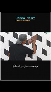 53K views · 838 reactions | Design tutorial 3d wall painting #art #painting #design #tutorial #pattern | Hobby Paint | Facebook