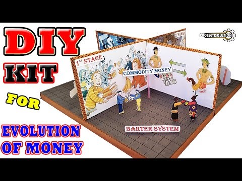 DIY KIT FOR EVOLUTION OF MONEY || B.ED TEACHING AIDS || PROJECT SOLUTION