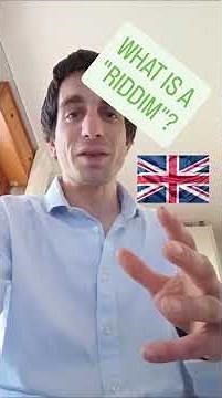 What does the word "RIDDIM" mean? What is a Riddim?