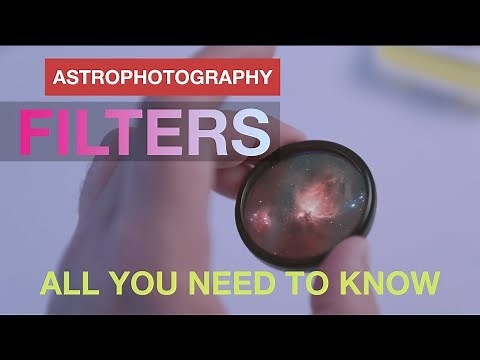 Understanding astrophotography filters