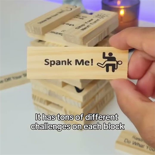 Naughty Block Tower Game