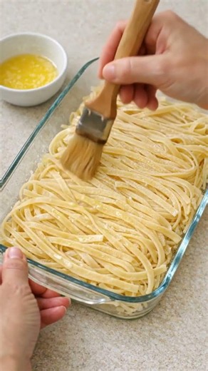 🧈 Buttery Baked Parmesan Fettuccine