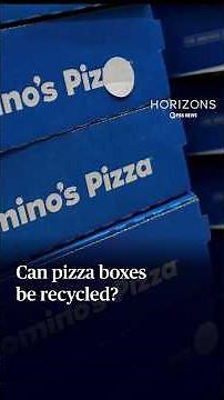 Can pizza boxes be recycled?