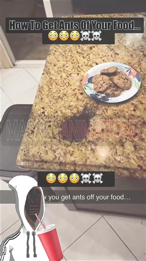 How To Get Ants Off Your Food 😳