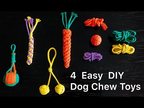 Dog Toy DIY_1 How To Make Chew Toys For Your Dog, Stop biting furnitures !!