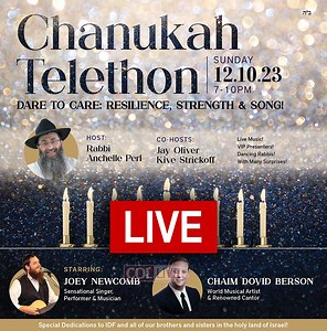 Live: Chabad Chanukah Telethon 2023