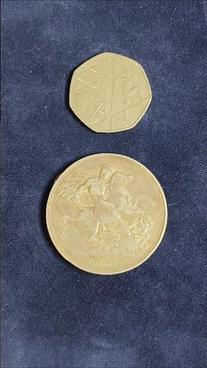 2014 Commonwealth Games 50p vs 1889 Silver Crown Ping Test