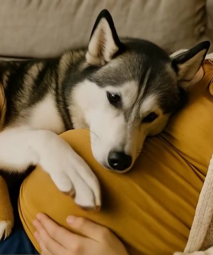 After we found out we were pregnant, my dog constantly lay on my stomach but barked at my husband if he tried to pet me. I thought she was just jealous, but then I discovered the horrible truth she had known all along. 😱😨 Loki and I had been best friends long before my husband entered my life. We shared every milestone together - his proposal, our wedding, and the day I learned I was expecting. She was my shadow, always sensing my emotions as if we were one. But Loki never bonded with my husba