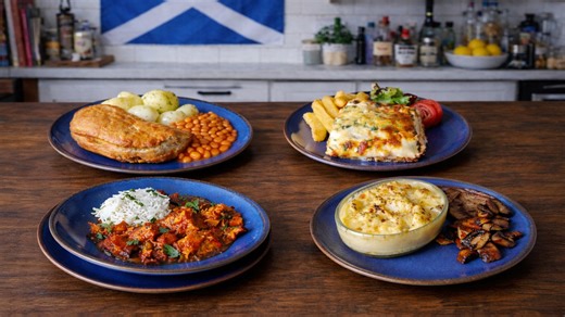 Traditional home cooked dinners and local Scottish treats