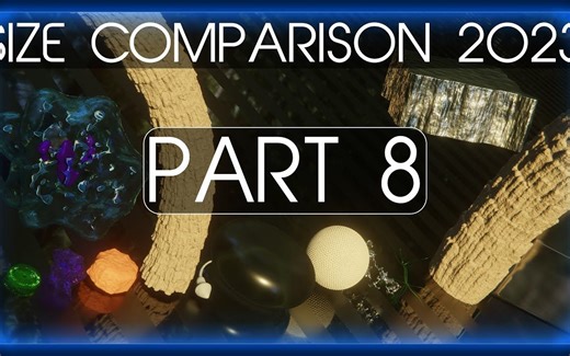 全部的大小比较 2023 (第8段) 4K 60FPS 3D