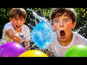 EPIC Water Balloon Fight Challenge! 💦 Who Will Win?