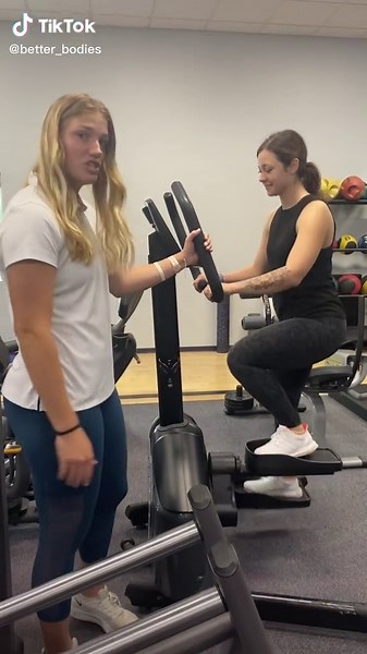 Wacky Machine Wednesday! Come test out this machine and others at Better Bodies! #HavaianasLivreDeCliches #gym #gymtok #fitness #machine #weightlifting #weights #helix #personaltrainer