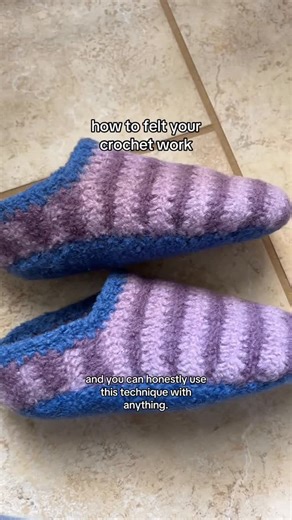 anna greene on Instagram: "how to felt crochet!! #crochet #felting"