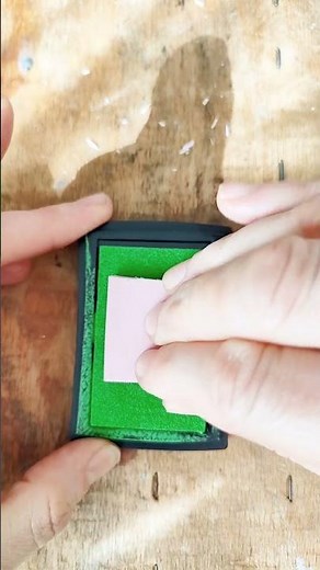 DIY Stamp I printing a tiny snowdrop I DIY Briefmarke drucken - Stempel selber machen I Deko #shorts