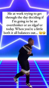 Me at work, clocking in with a fresh cup of coffee and a full intention to crush the day. But wait—am I feeling like an overthinker today or an IDGAF-er? The morning starts strong with overthinking: ‘Did that email sound too passive-aggressive? Should I have added another smiley face? Is everyone secretly annoyed by me?’ But by 10:30, I’ve transitioned into IDGAF mode: ‘Reply All? Sure, why not. That typo? Adds character. Lunch at 11:15? Absolutely, I’m a rebel.’ By the afternoon, it’s a delicat