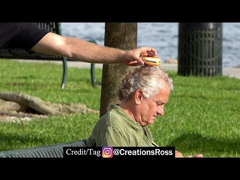 Secretly Putting Cheeseburgers on People's Heads