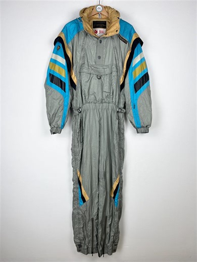Descente Vintage 90s Ski Suit - Size L - Etsy