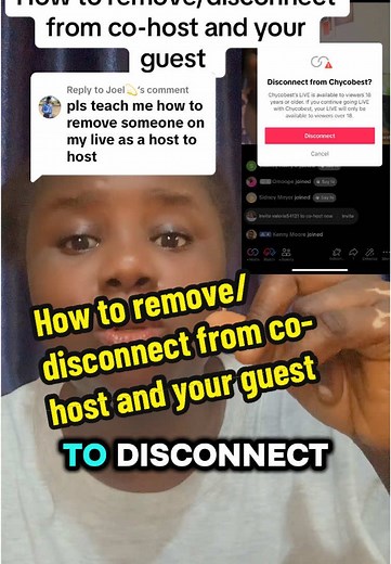 How to Disconnect Your Co-Host and Guest on TikTok
