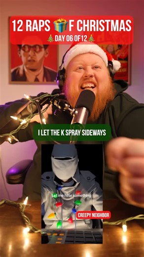 Zebulon on Instagram: "Die Hard Part 02 - 🎄12 Raps of Christmas 🎄 Day 06 of 12. Halfway home baby! Produced by @creepyneighbormusic Rap Santa concept by @ptheemcee #zebulon #rappersofinstagram #christmasmusic #rap"